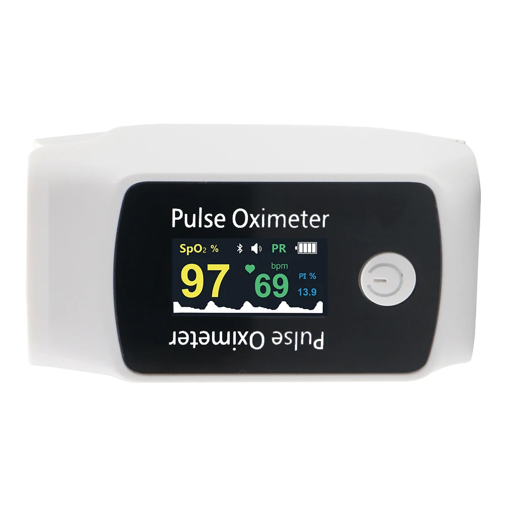 BERRY Digital Blood Oxygen Saturation Monitor Oximetro de dedo Meter Sensor Oximetro Finger Spo2 Jumper Pulse Oximiter Oximetes