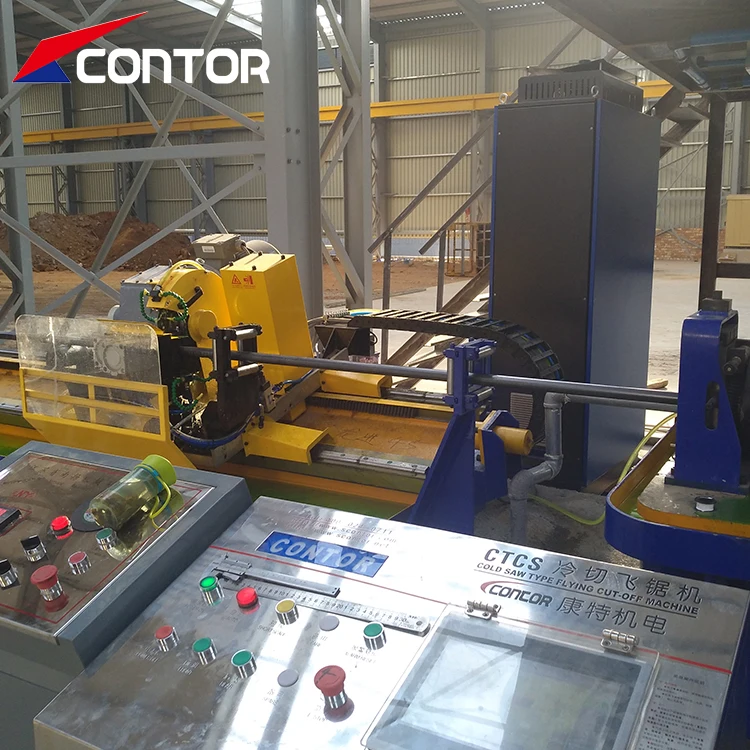 ERW pipe production line circular cold saw fully automatic cold saw cutting machine for metal pipe and tube