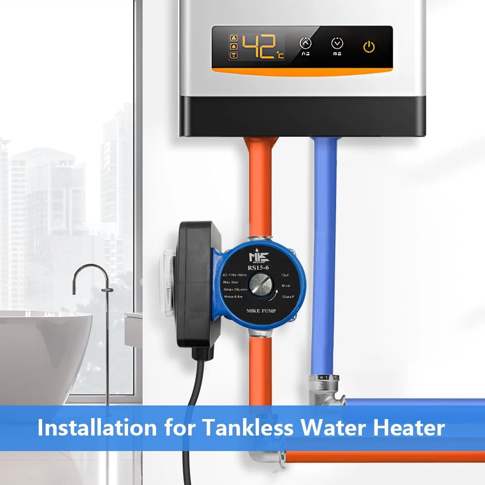 RS15-6 110v Electric Water Booster Timer Circulating Pump For Circulation of Hot Domestic Water