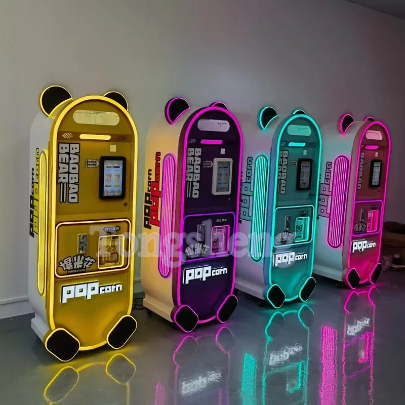 Chinese popcorn machine Commercial pop corn making machines automatic vending machine popcorn
