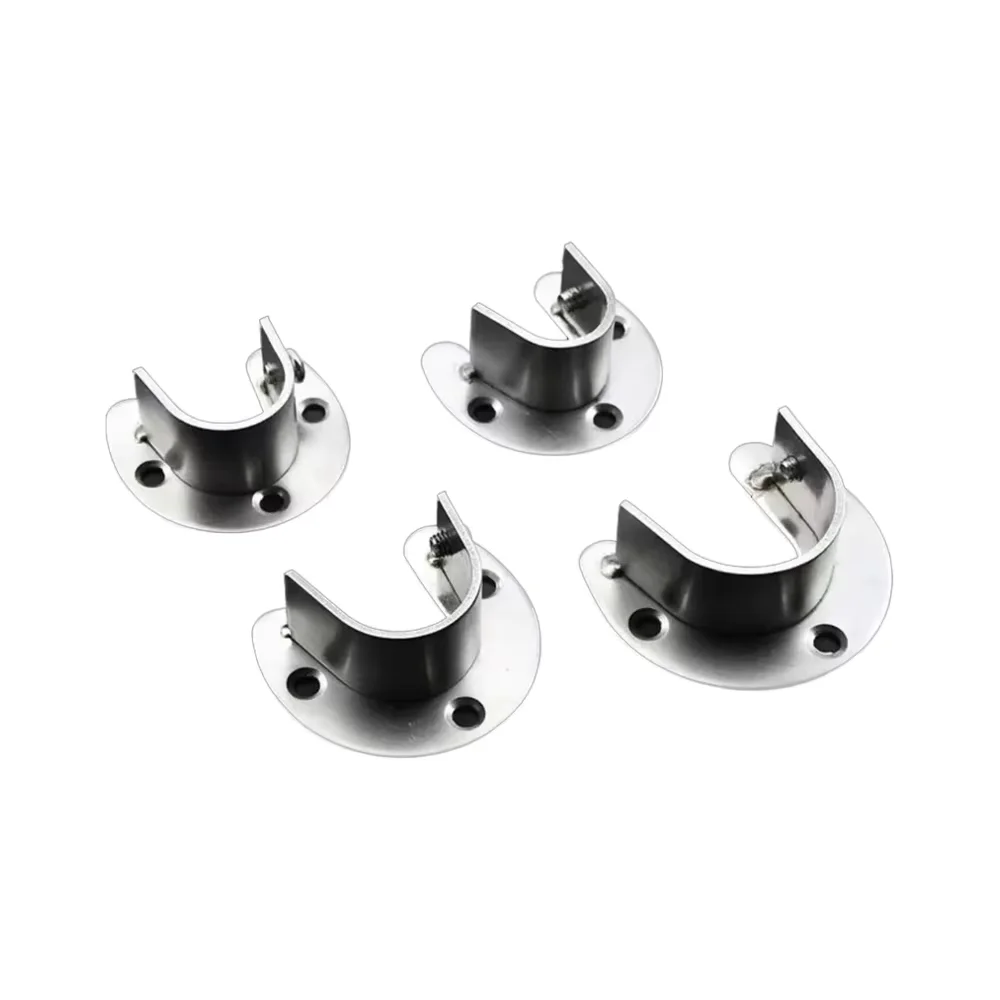 Утолщенное открытое фланцевое сиденье из нержавеющей стали с треугольной структурой кронштейна