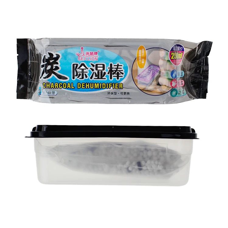 
Manufacturer Price Bamboo Charcoal Refillable Deodorize Dehumidier Box 250ml 
