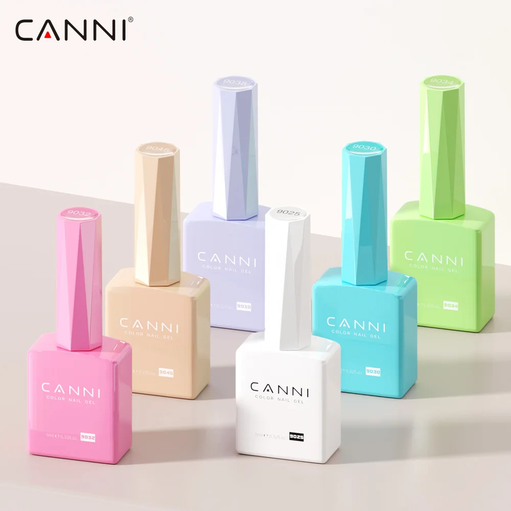 13027 # оригинальная фабрика CANNI CC2 серии MACARON Молодежная серия цветов 9025-9048 новый высококачественный Гель-лак для ногтей без хемы