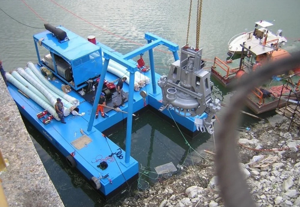Submersible Slurry Pump Sand Dredge Platform