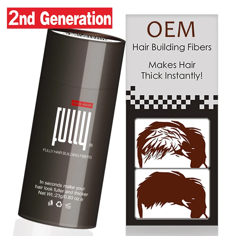 Factory Price Men And Women Apply FULLY Hair Filler Powder Keratin Hair Building Fibers