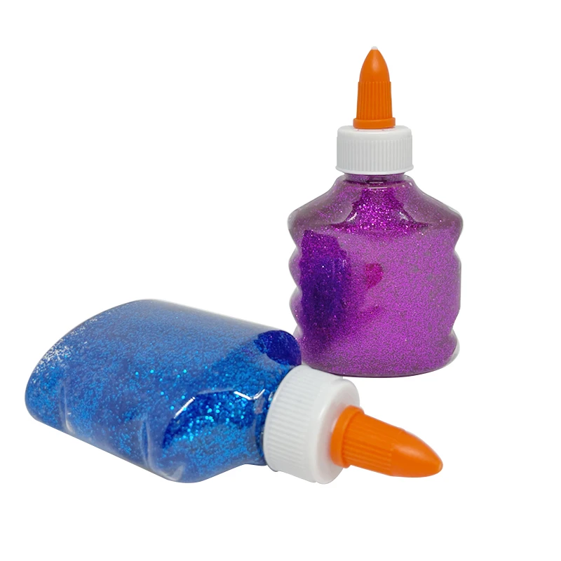 
Non-Toxic Rainbow Liquid Glitter Glue For Kids Arts and Crafts 