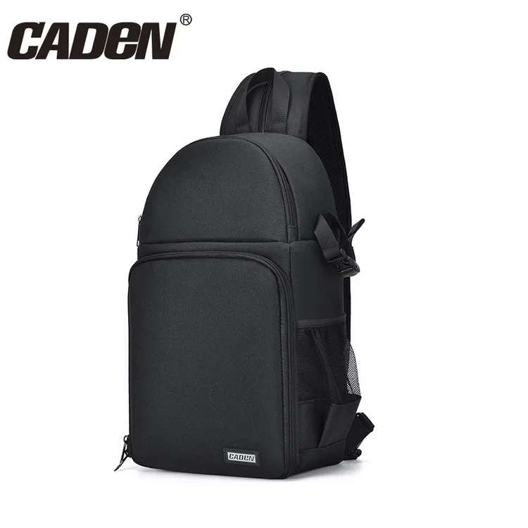  CADeN D15-2 Многофункциональный водонепроницаемый полиэстер изготовленным на заказ логосом двойного назначения камеры рюкзак слинг через плечо