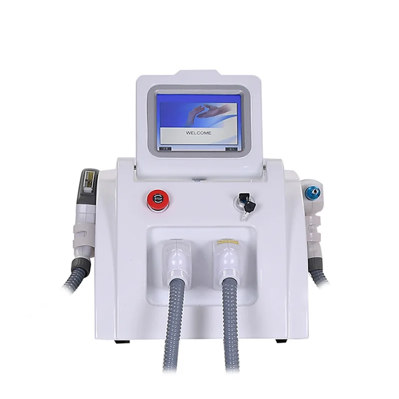 Multi-function Shr ipl Hair  Qswitch Nd Yag Laser Hair Tattoo Removal Machine Depilador 2 in 1 Tattoos Removal Hair Equipment