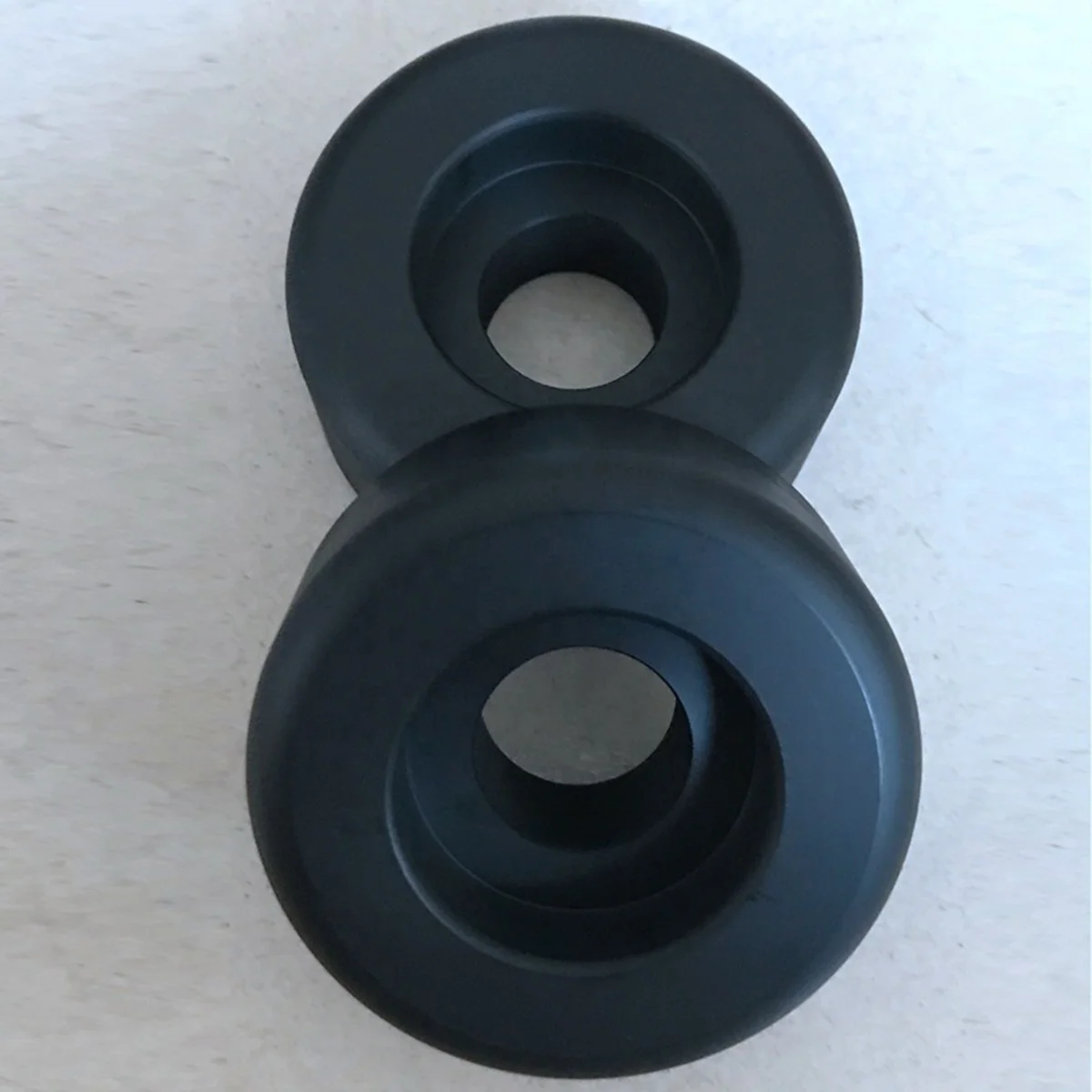 MC wear resistant nylon reinforced PA wheel plastic wheel PA66 injection molded nylon wheel