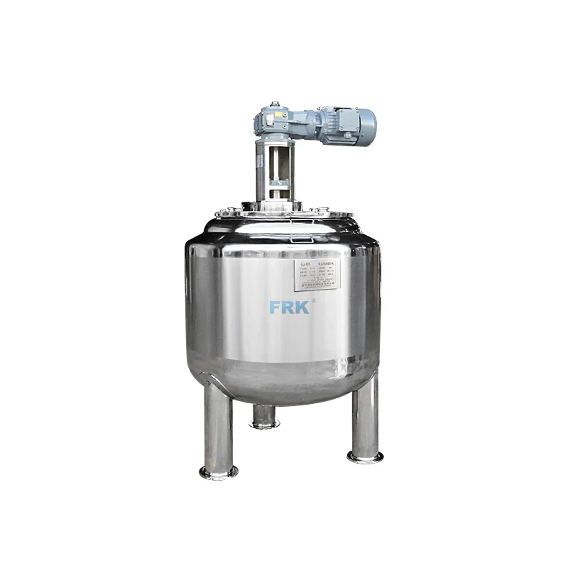 
Food grade juice beverage mixing tank stainless steel tank with wheels 