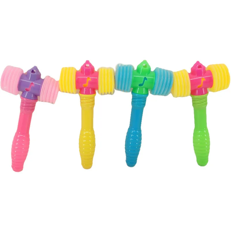 Kids Plastic Squeaky Hammer with Sound Maker  Pounding Toys Kids Beating Gavel Toys