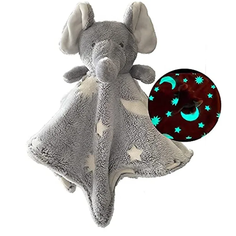 Baby Snuggle Blanket, 16 Inch Yellow Dck Plush Stuffed Animal Security Blanket Lovey for Babies