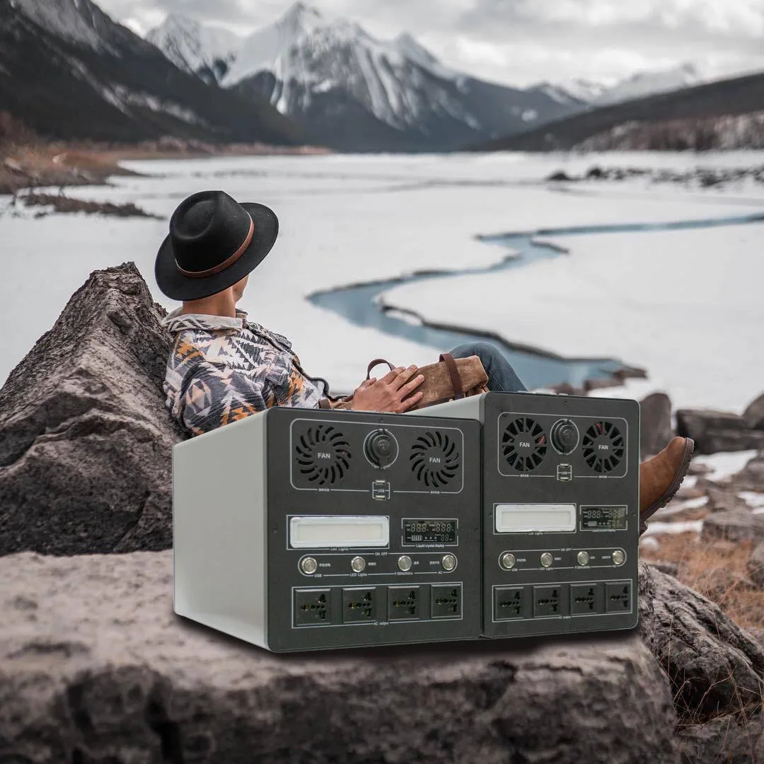 Portable Power House High Quality low-voltage protection Bank 1500W Solar Generator Outdoor BMS System Power Station Cell