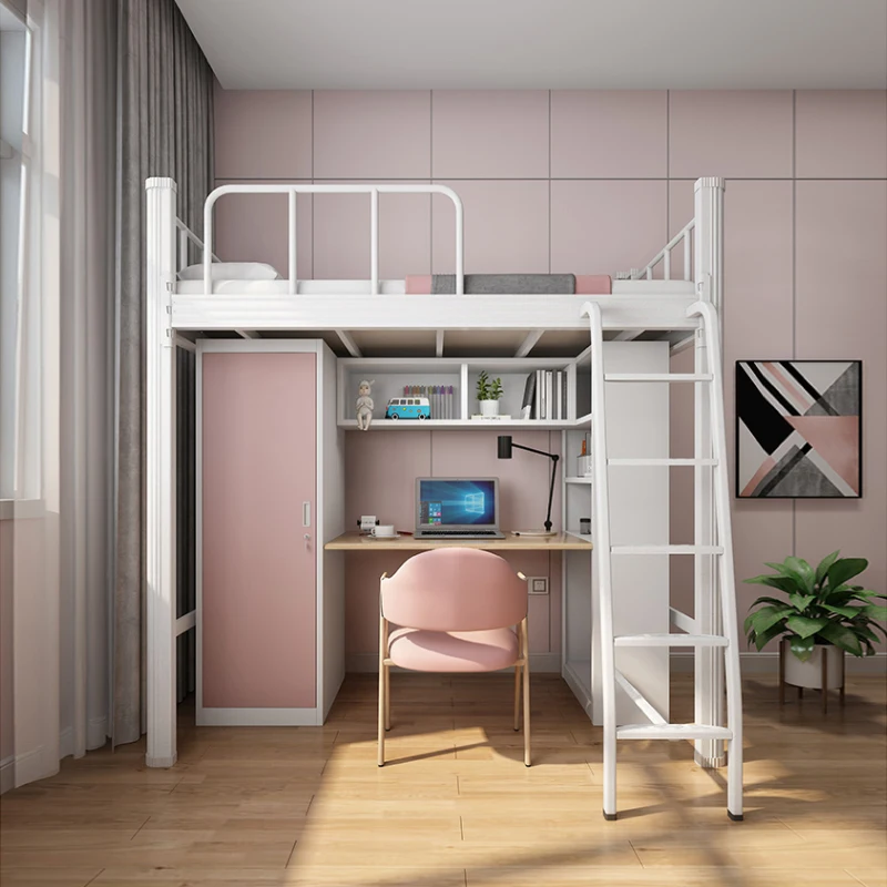 Мебель для общежития использованная Военная металлическая индивидуальная школьная цветная Золотая кованая металлическая плоская кровать