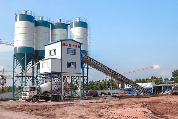 HZS60 Concrete Batching Plant 60m3/h  Small Mixing Batching Plant Equipment