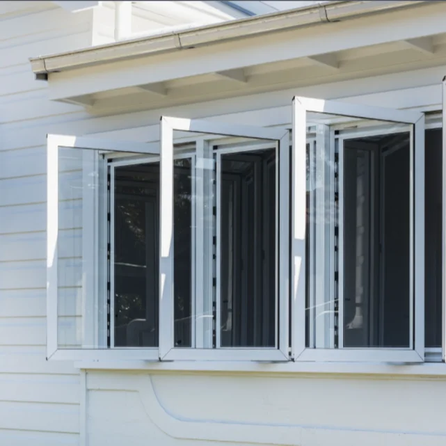 Customized exterior burglar proof casement windows double glazed windows casement sound proof casement window for home