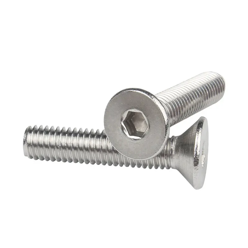 DIN 7991 Hex Countersunk Head Screws Direct Installation No Pre-Thread Required-Stainless Steel Titanium Metric Drill Screw