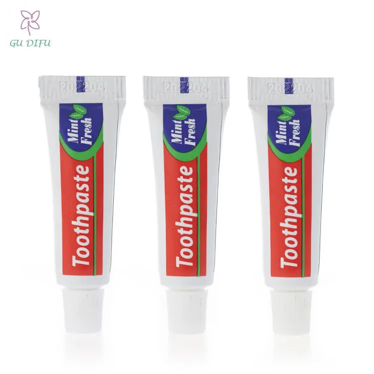Custom LOGO Hotel Mini Organic Wholesale Mint Flavor Gel Charcoal Teeth Whitening Toothpaste 5ml10ml15ml20ml25ml30ml