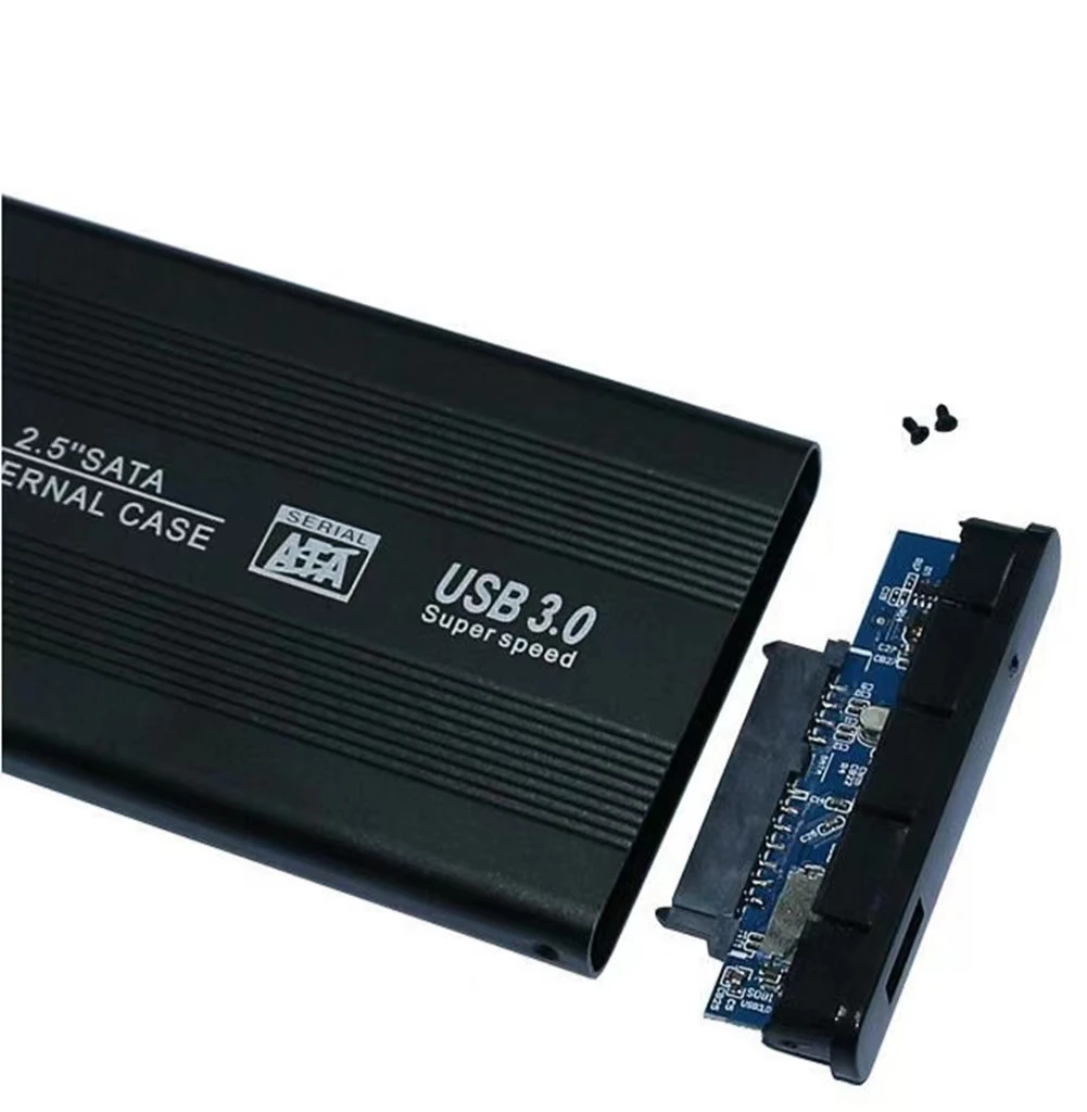 2.5 inch HDD Case SATA to USB 3.0 Aluminum Alloy Hard Disk Case Metal Material External Mobile Hard Disk Case for Laptop