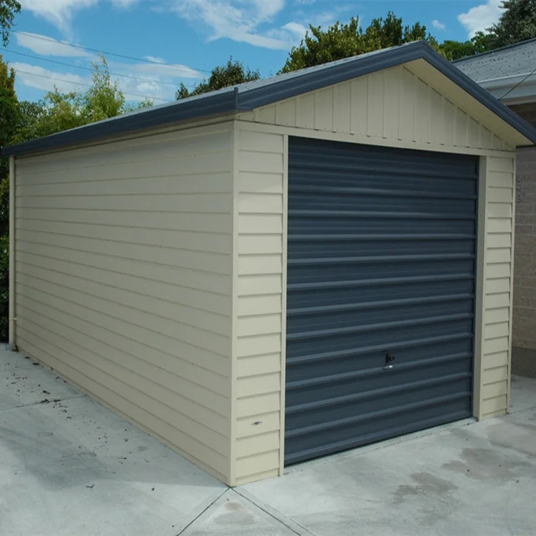 Prefab Steel Tube portable metal carport garages double building car garage design