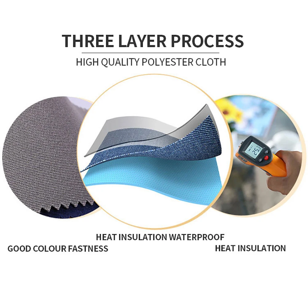 FEAMONT UV Printed Outdoor Hanging Banana Umbrella Waterproof Aluminum Restaurant Sun Canvas Parasol for Garden Beach Patio