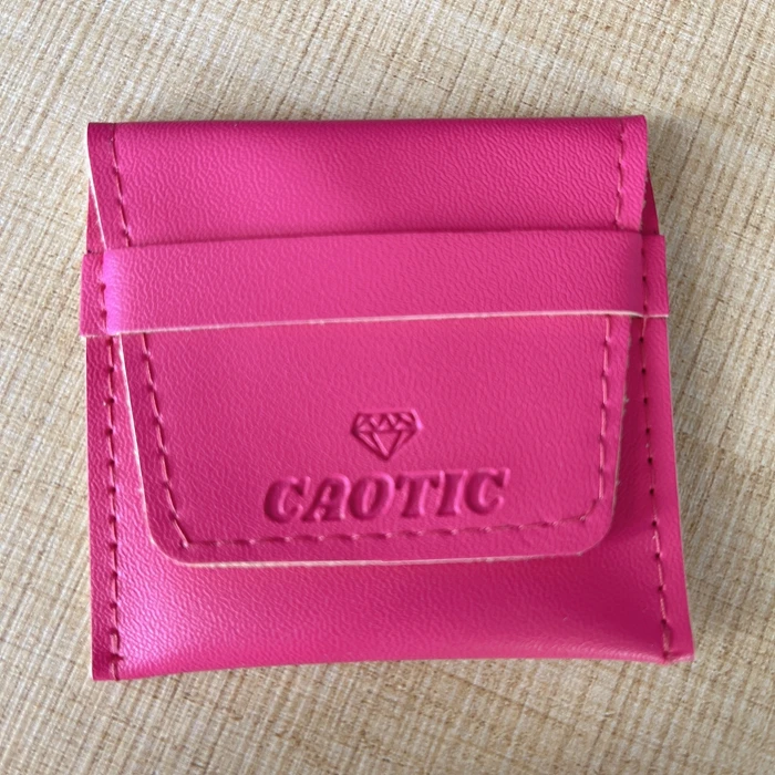 leather faxu luxury  jewelry jewelry bag jewellery bag pouch with logo faux leather jewellery pouch