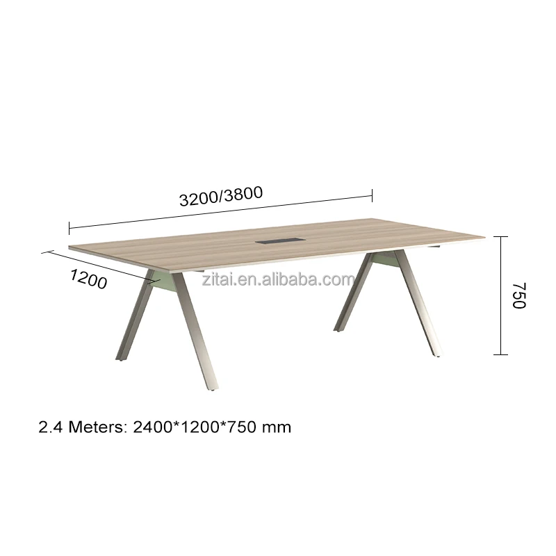 Zitai Office furniture conference benches simple modern small panels training tables rectangular desks meeting table