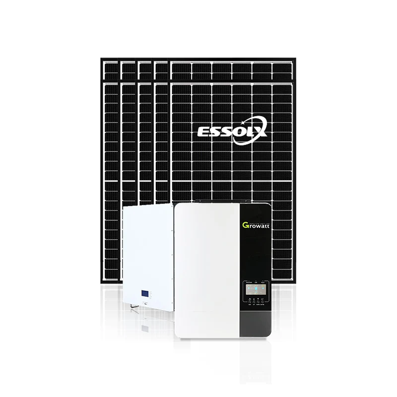 Полная комплектация 5 кВт система солнечных панелей с инвертором Growatt SPF 5000ES 10 кВтч аккумуляторы LifePo4