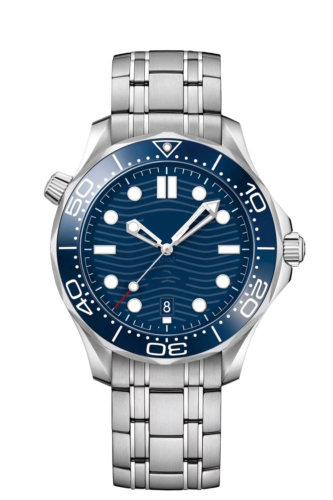 OMG14 Top Quality Luxury Mens Watches Automatic 904L Stainless Steel Sapphire Mirror Glass Watches