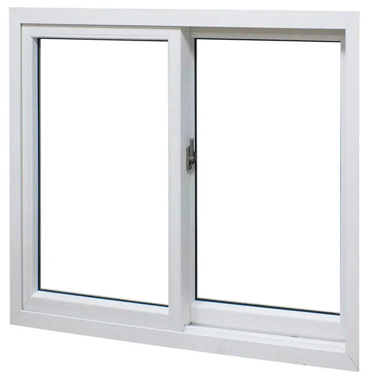 Upvc Windows Cheap Price Tempered Glass Interior Home Grill Design Pvc Sliding Window Aluminum Alloy Frame Sliding Horizontal YJ