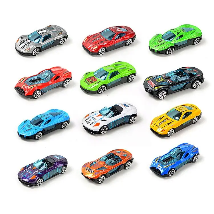 Factory Wholesale Metal Classic Kids Vehicles 1:87 Plastic Model Toys Boy Police Die Cast