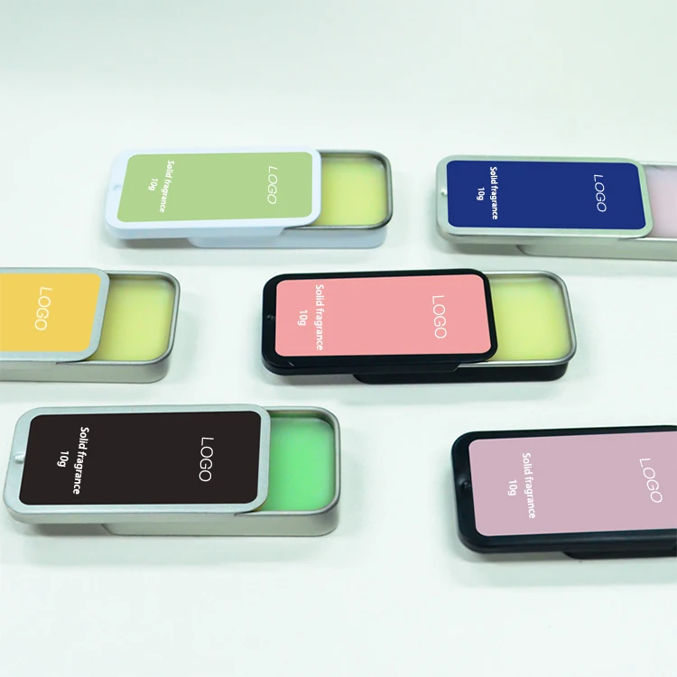 Private Label Portable Case Solid Perfume Solid Cologne Men Solid State Cologne For Women Balm Mild Long Lasting