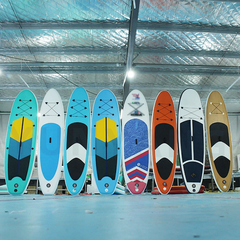 Manufacture Wholesale SUP Inflatable Stand Up Paddle Board with Double layer for surfing