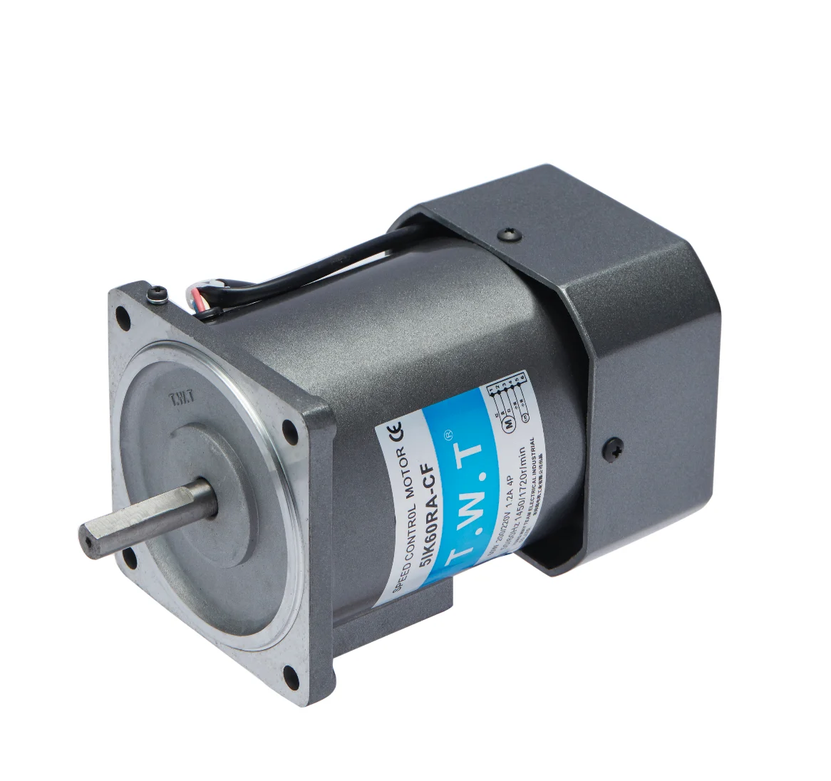 220v electric right angle low speed gear motor with speed controller 40w