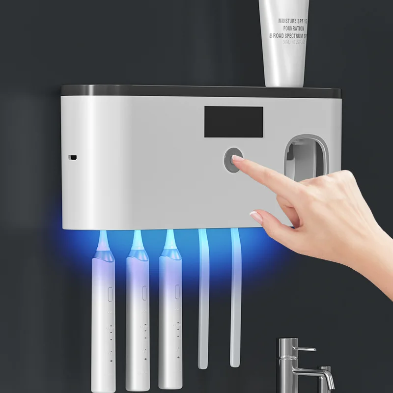 Toothbrush disinfector sterilization toothbrush holder