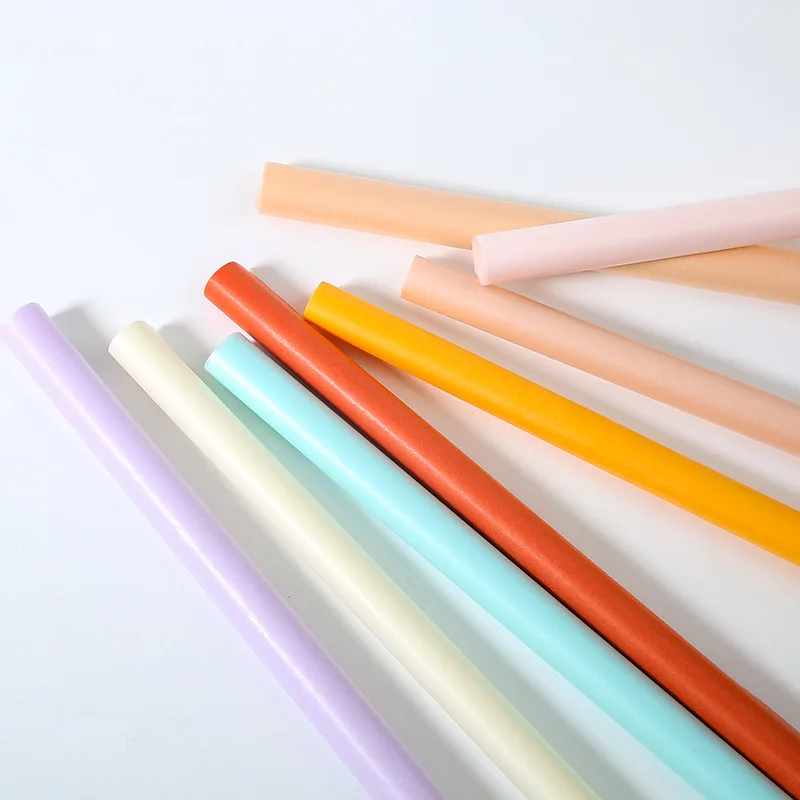 Hot Sell Cheap Pure Color Floral Bouquet Packaging Wrapping Paper