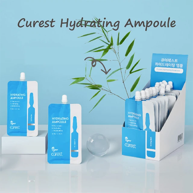 Curest Hydrating Ampoule 30ml best vitamin c serum good vitamin c hyaluronic acid and bam boo extracts to help manage oil