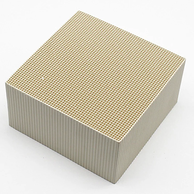 Rto Rco Refractory Honeycomb Ceramics Aluminum Mullite Cordierite Ceramic Honeycomb For Incinerators