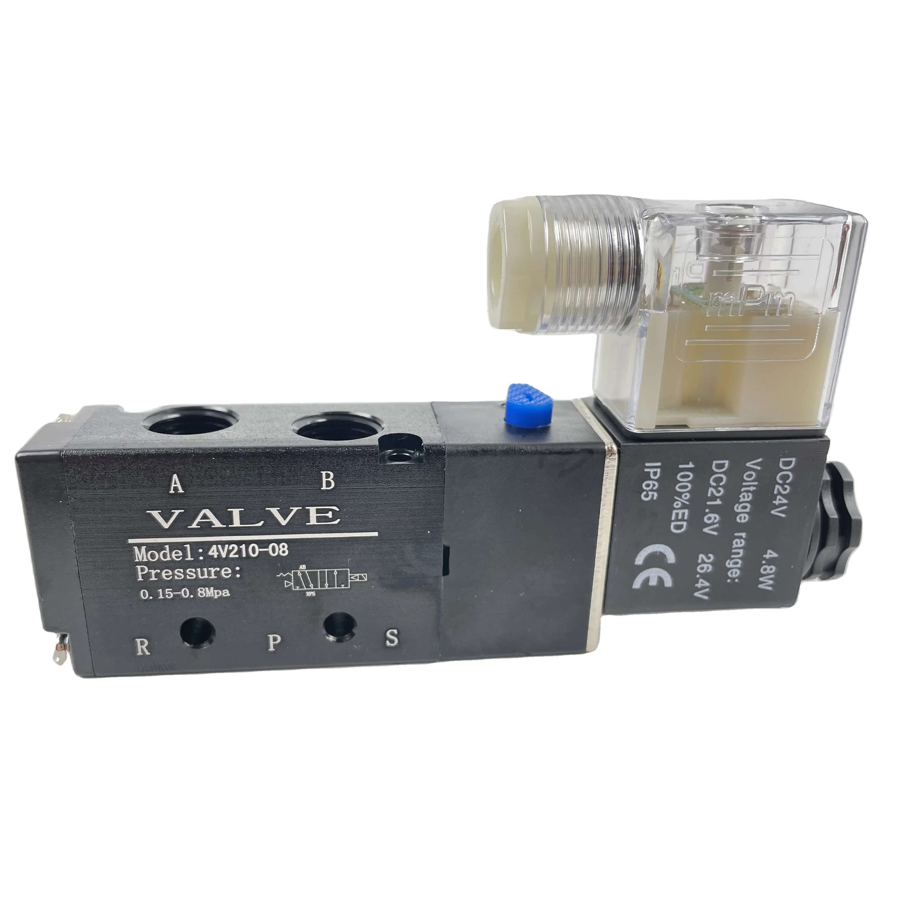 4V210-08 Good Quality Pneumatic Control Valve Solenoid Valve DC24V High Efficiency