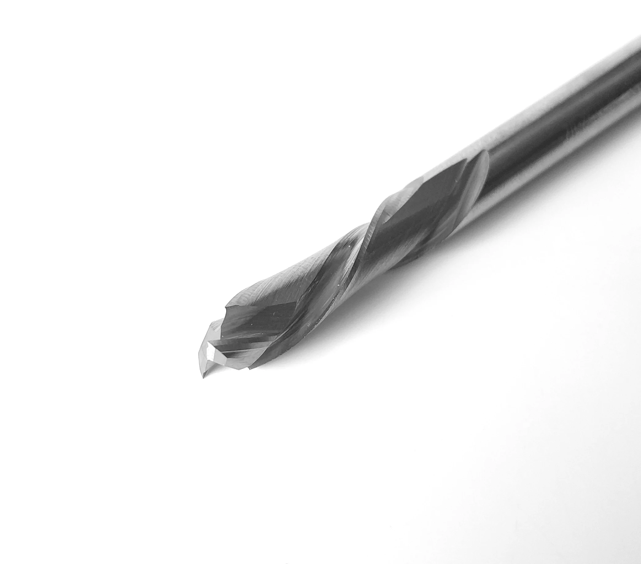Solid Carbide Router Bit Spiral Bit 2 flutes Down Cut Milling Cutter with 1/4 Shank