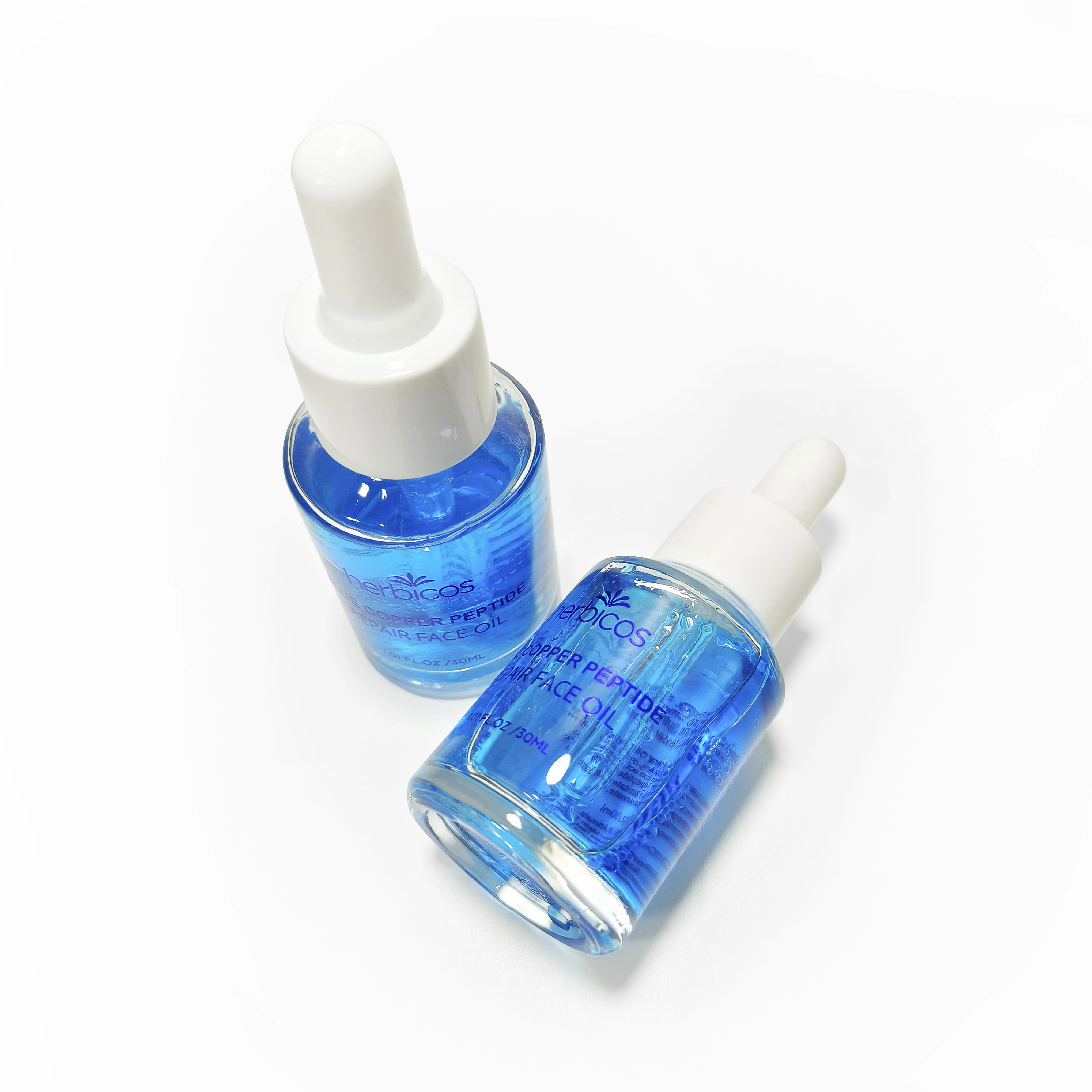Private Label Premium Anti-Aging Blue Copper Peptide Serum