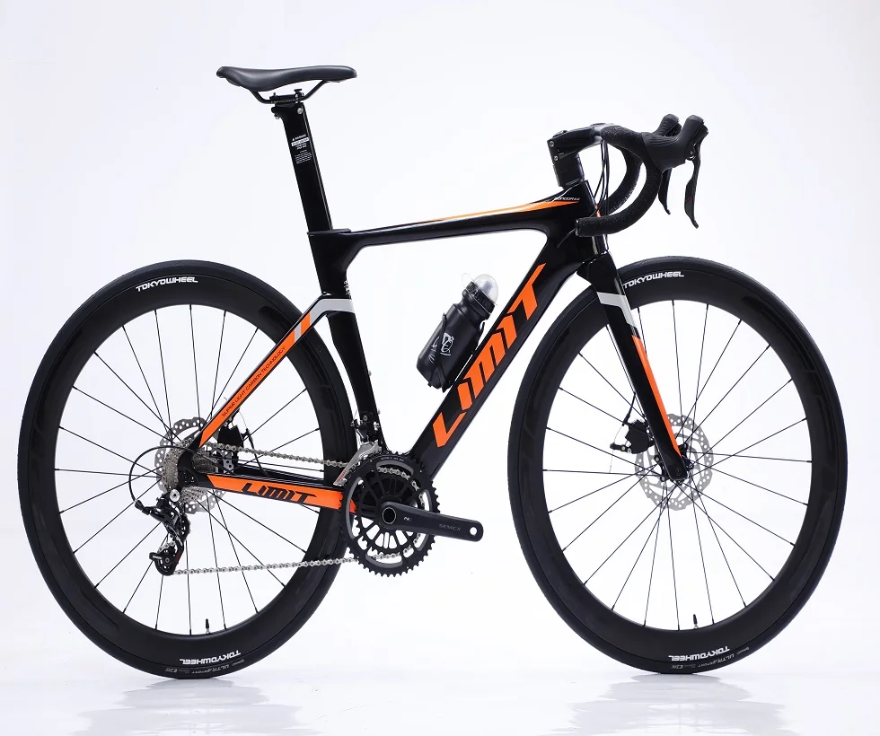 LIMIT Factory Hot Sale Carbon Fiber Frame Road Bike Full Carbon Fibre Fork Bicycle fibre Rim 22 speed 700C Complete Racing Bikes