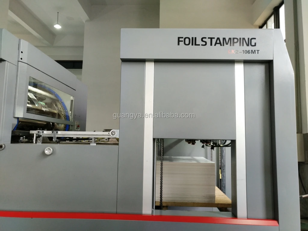 LK2-106MT высокоэффективный Двойной Пресс, автоматическая машина для горячего тиснения и штамповки фольгой, 2 станции в одном проходе