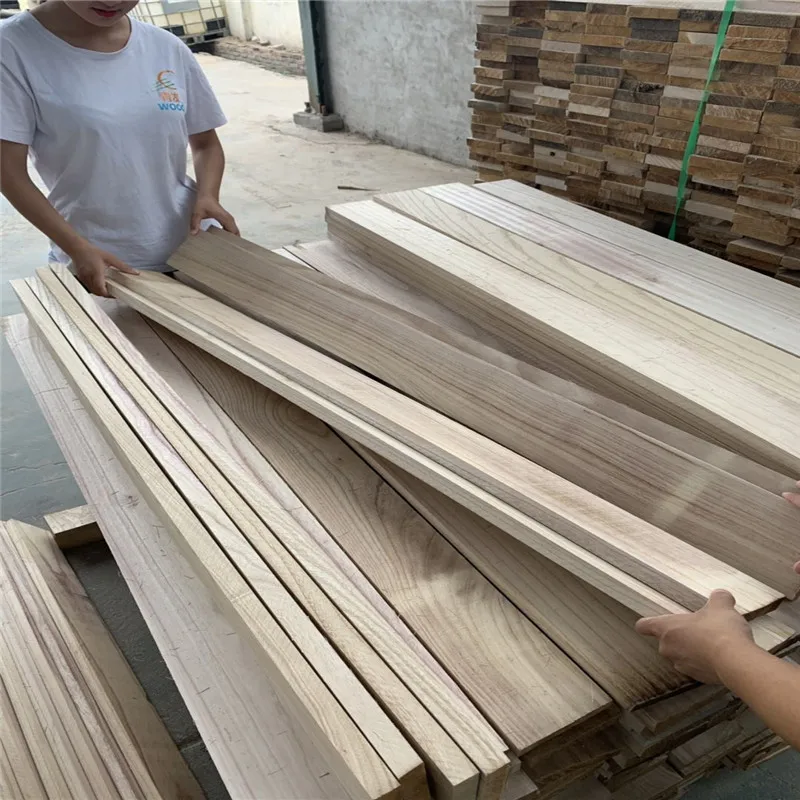 Wholesale Eco Friendly Solid Paulownia Timber Wood Boards for Furniture