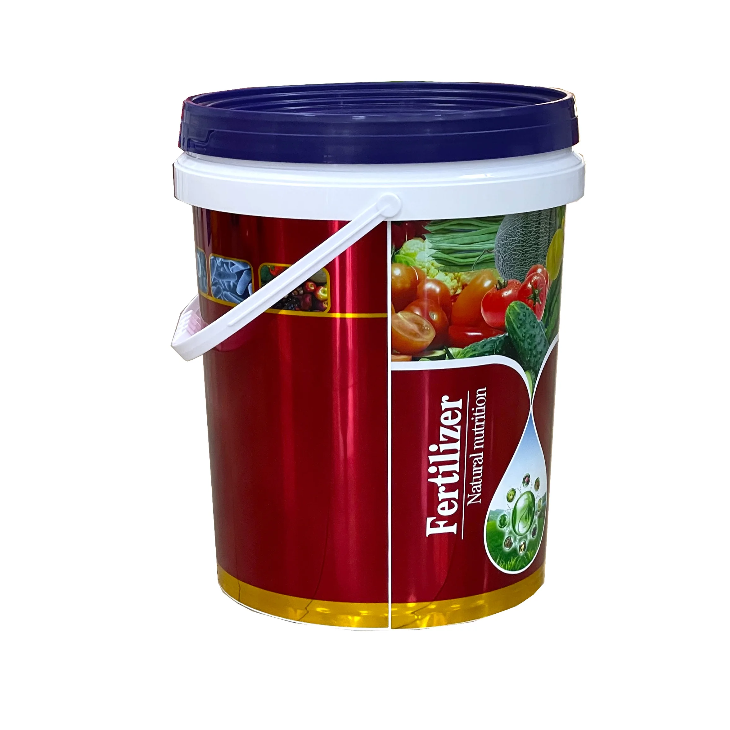 Free Sample10L 12L 16L 18L 20L 25L  bucket pp round paint buckets heavy duty plastic pail chemical barrel