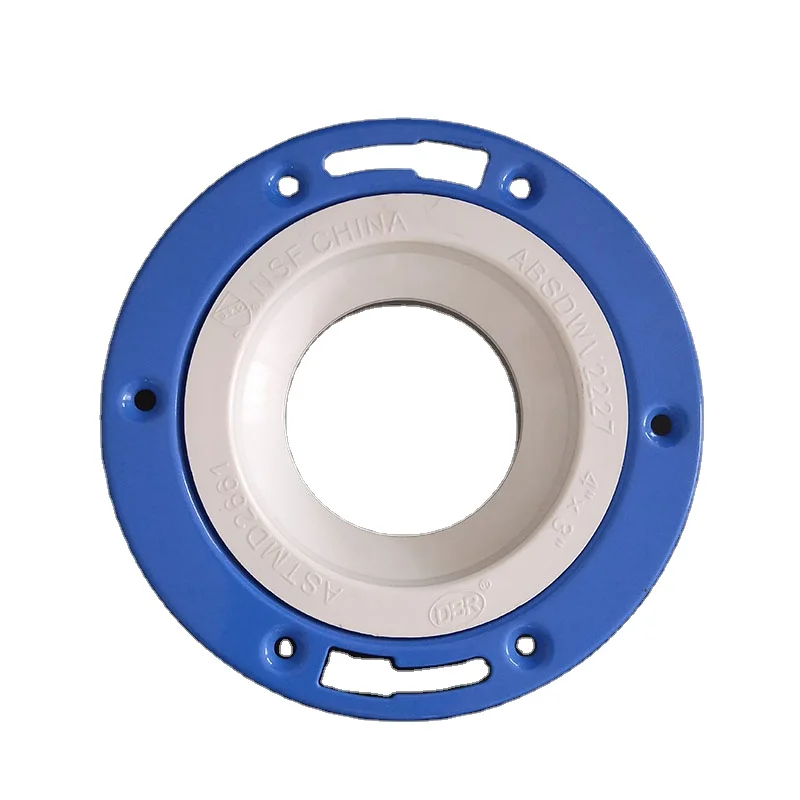 UPC Approved Floor Drain Plumbing ABS Plastic Schedule 40 Pipe Fitting Closet Flange For Bathroom