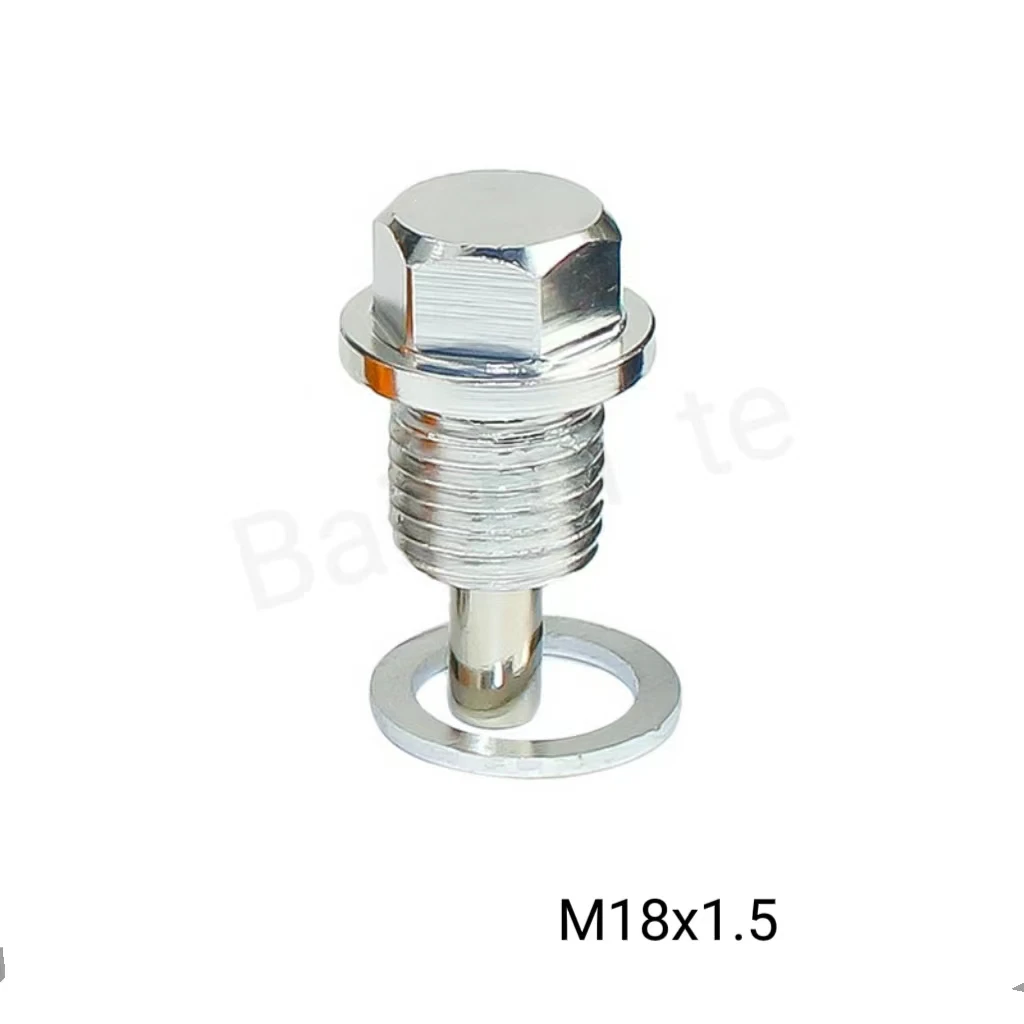 Factory Manufacture Gr5 M14x1.5 Titanium Sump Plug Bolt Magnetic for Motorcycle