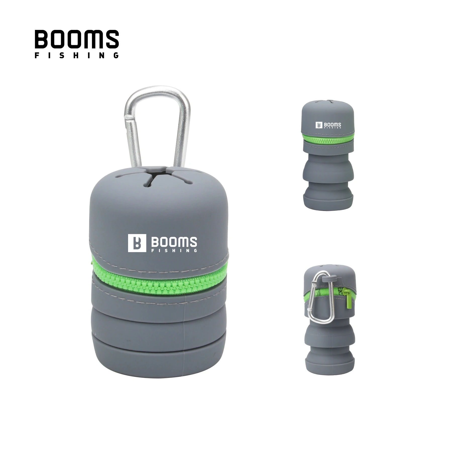 Portable Trash Cans Waste Line Fly Tying Storage Bucket Silicone Fishing Garbage Collector Fly Fishing Tool Accessories