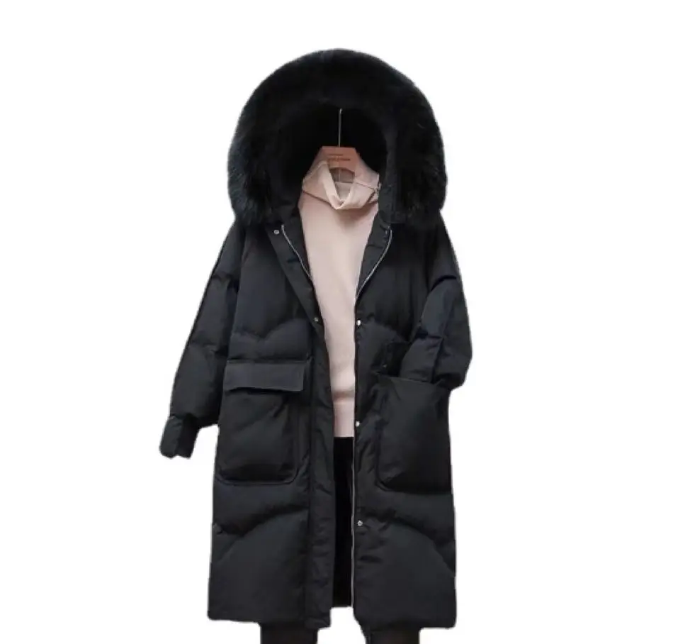 2022 Winter autumn down jacket korean urban long coats outdoor warm down jacket