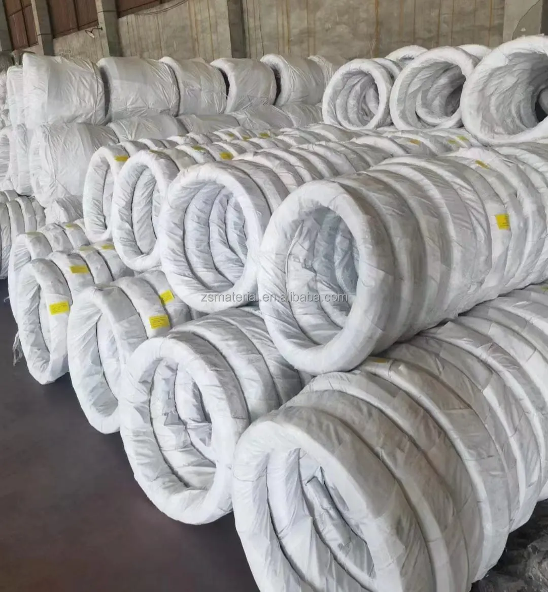 China Factory BWG 21 GI binding wire 0.83mm electro/hot dipped galvanized iron wire for Vietnam